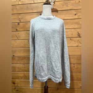 PAKA Alpaca Blend Crewneck Pullover Sweater Unisex Gray Size Medium
